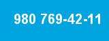 980 769-42-11